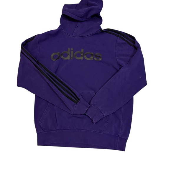 adidas Tops - Adidas Violet Sweatshirt with Dark Accents